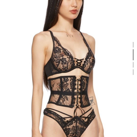 Agent provocateur wide waist corset belt O-rings , adjustable - Picture 7 of 13